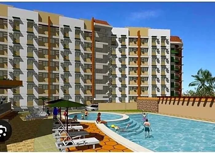 The Lancris Residences, 2 Bedrooms, Bathroom, Living Room, Kitchen And Community Pool 호텔 마닐라